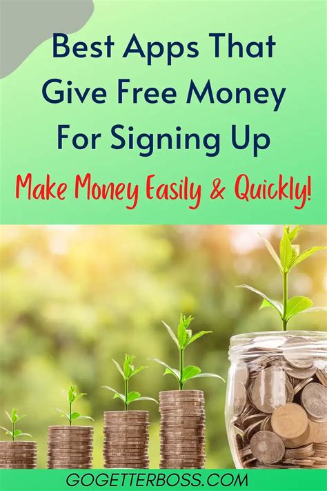 apps that give free money for signing up
